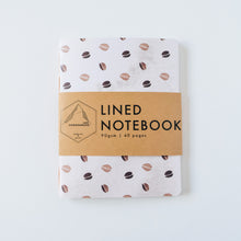 Load image into Gallery viewer, Coffee Bean | Small Lined Notebook