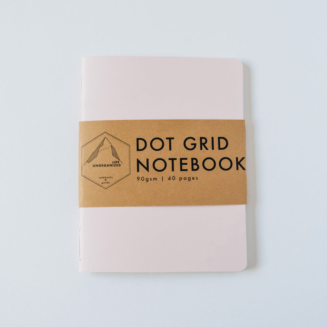 Pink Ivory | Small Dotted Notebook