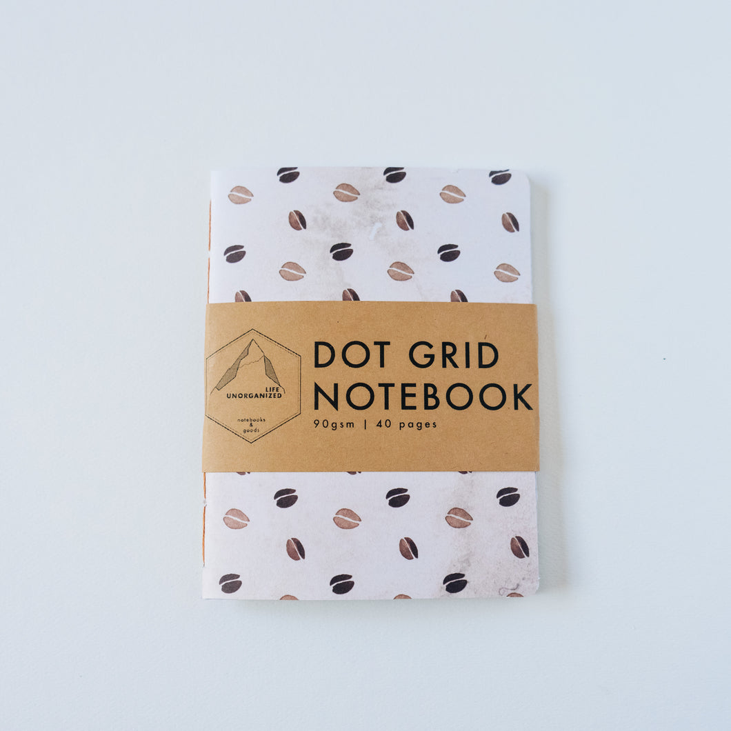 Coffee Bean | Small Dotted Notebook