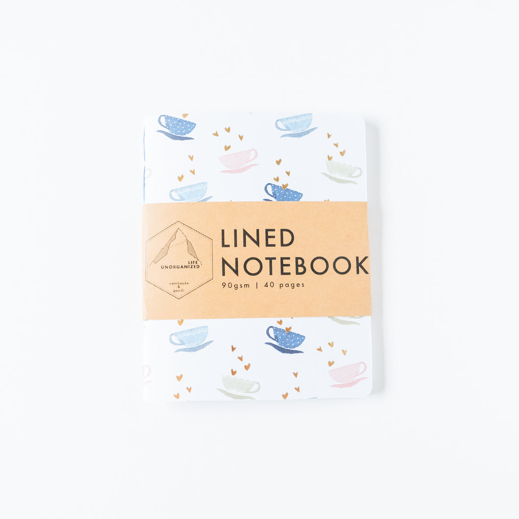 Cups of Love | Small Lined Notebook