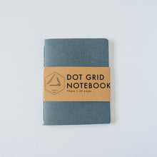 Load image into Gallery viewer, Dark Gray Canvas | Small Dotted Notebook
