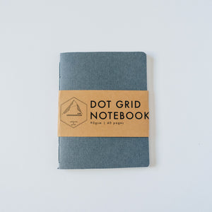 Dark Gray Canvas | Small Dotted Notebook