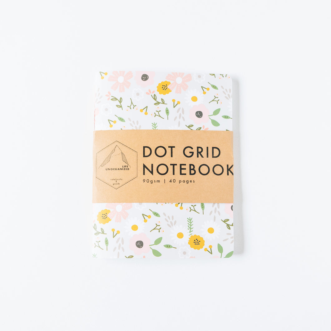 Floral Days | Small Dotted Notebook