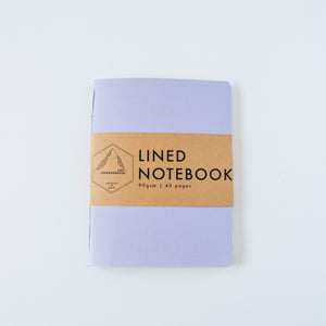 Lavender Canvas | Small Lined Notebook