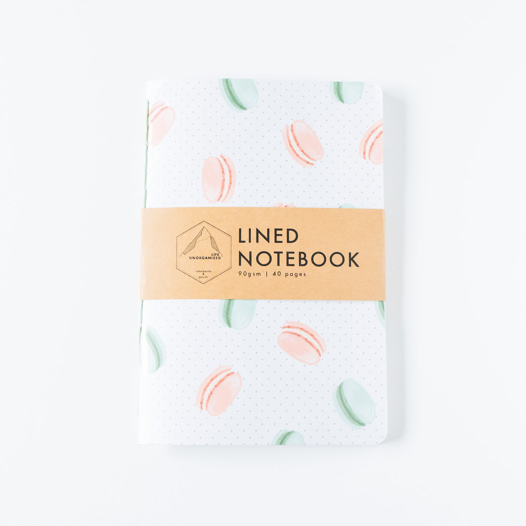 Macaroons | Large Lined Notebook