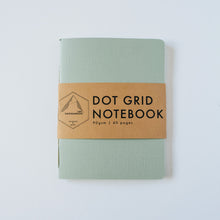 Load image into Gallery viewer, Mint Green Canvas | Small Dotted Notebook
