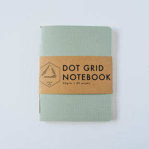 Mint Green Canvas | Small Dotted Notebook