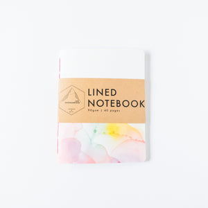 Rainbow Ink | Small Lined Notebook