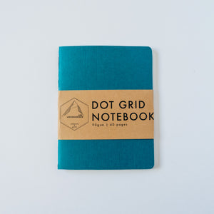 Turquoise Canvas | Small Dotted Notebook