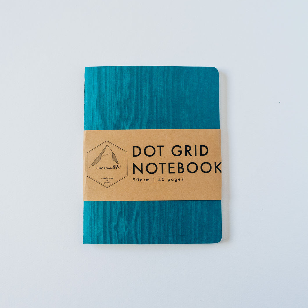 Turquoise Canvas | Small Dotted Notebook