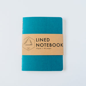 Turquoise Canvas | Small Lined Notebook